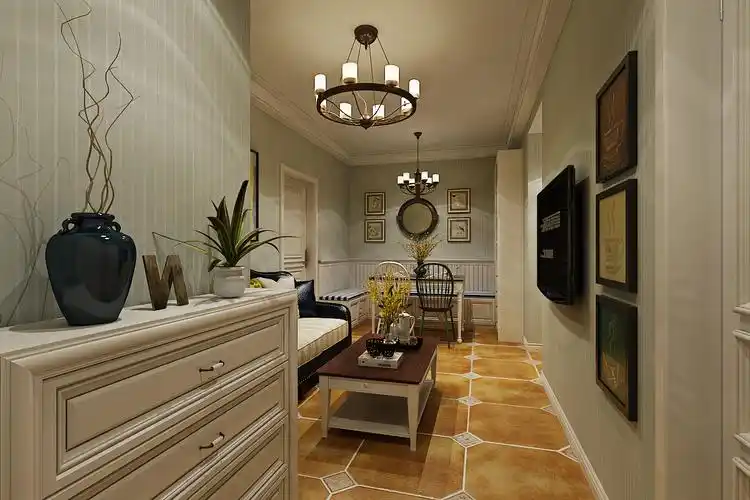 华润装饰哈尔滨南岗区南开华府2室1厅1卫48平米简约设计装修方案