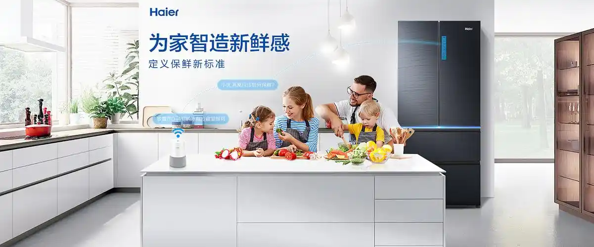 一组海尔冰箱海报kv|网页|电商|dzw423 - 原创作品 - 站酷 (zcool)