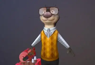 卡通水獭先生疯狂动物城卡通角色