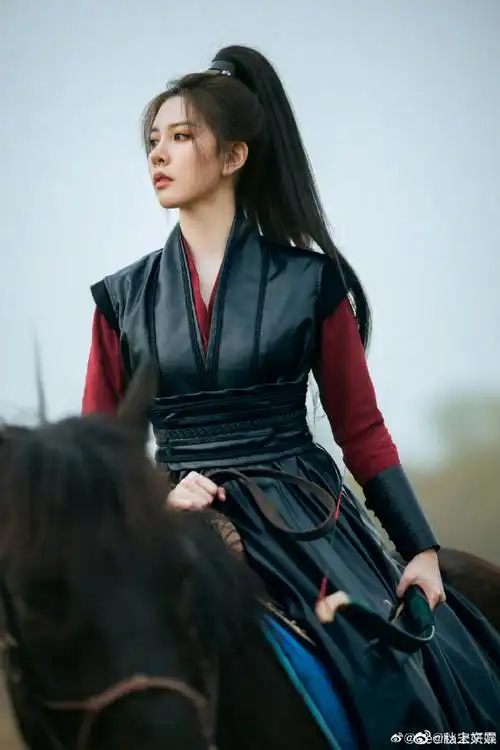 宋妍霏战损妆##宋妍霏高马尾古装造型