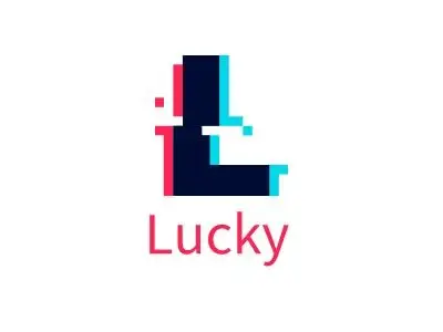 lucky店铺标志设计