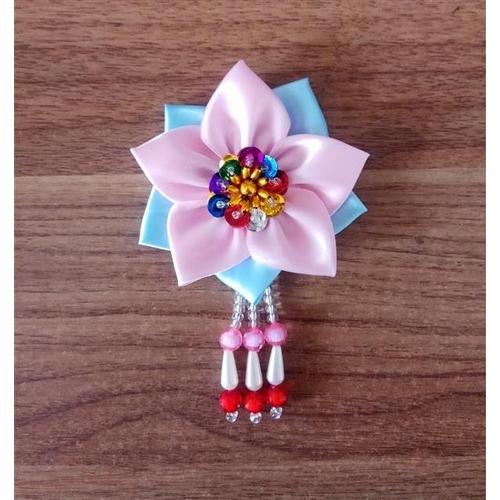 韩国韩服发箍演出头饰女孩民族发带朝鲜发绳发辫头饰朝鲜族头饰新