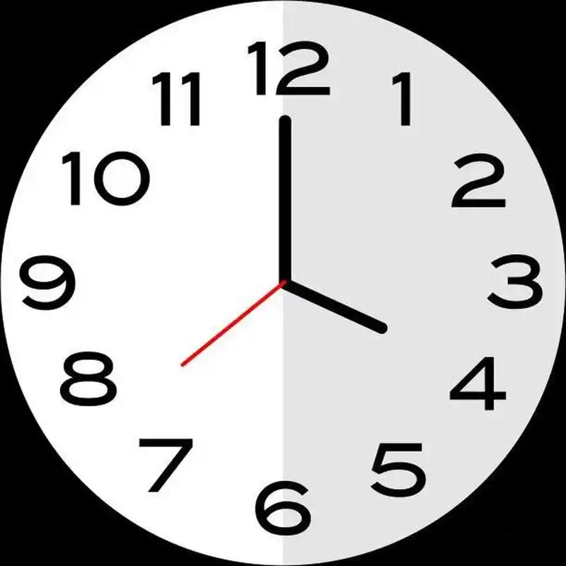 姑娘说是4点,老婆说是8点.