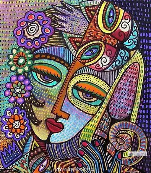 趣味儿童画##遇见艺术##艺术分享##绘画学习##创意美术##儿童画范画