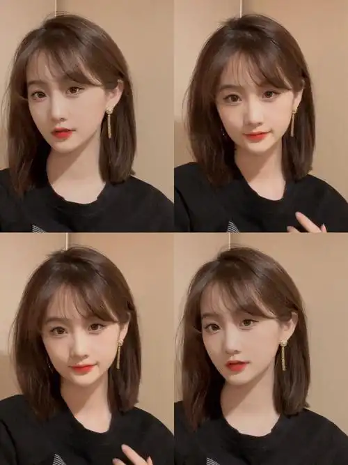 少女感齐肩"锁骨发"甜美减龄发型