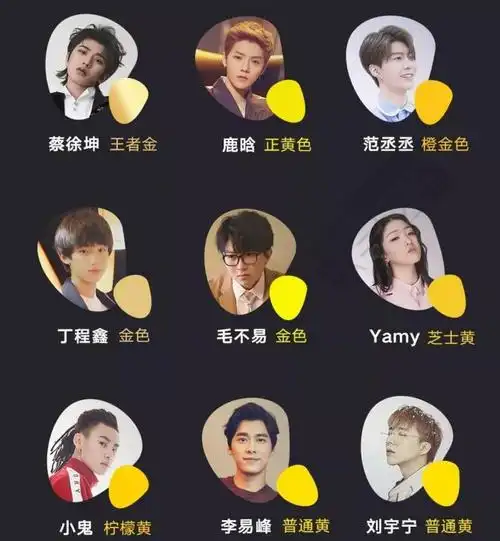 蔡徐坤应援色独一无二的明星应援色