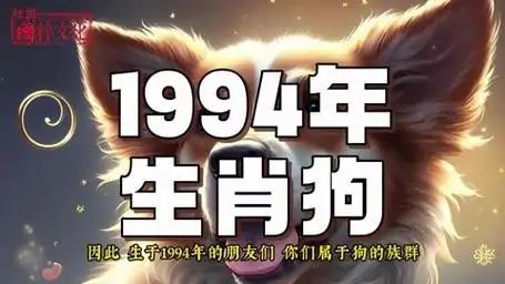 1994年属什么?甲戌属狗的人忠诚,直爽,勤奋,坚韧,细腻,好奇