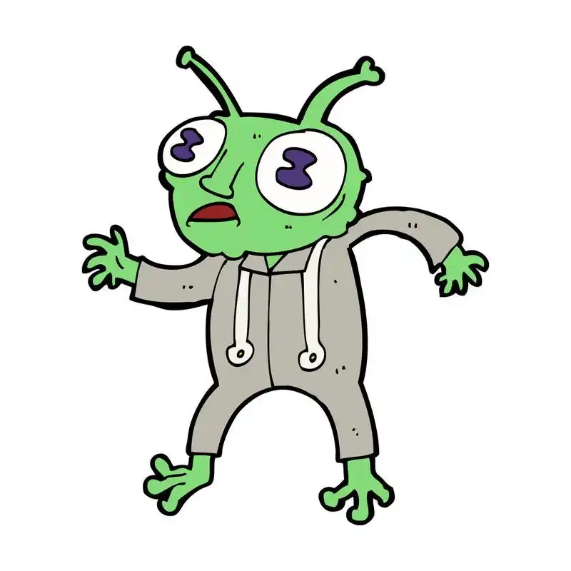 卡通外星人太空人,卡通外星人太空人