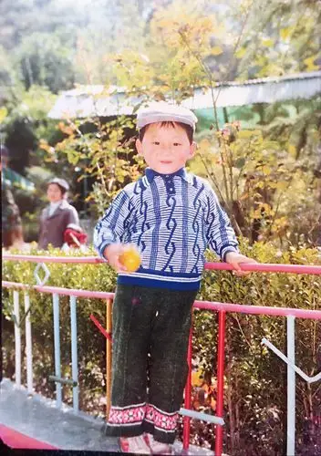 80年代,我给儿子小时候织的毛衣毛裤