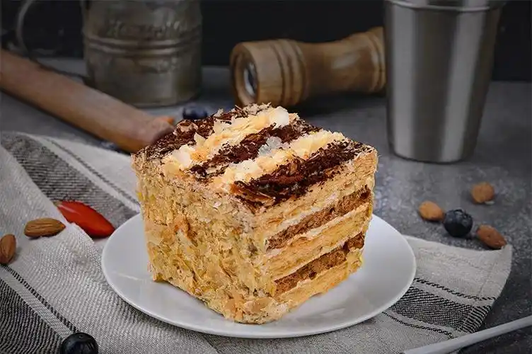 荷家拿破仑蛋糕手工坚果千层酥网红西式糕点甜品下午茶顺丰原味拿破仑