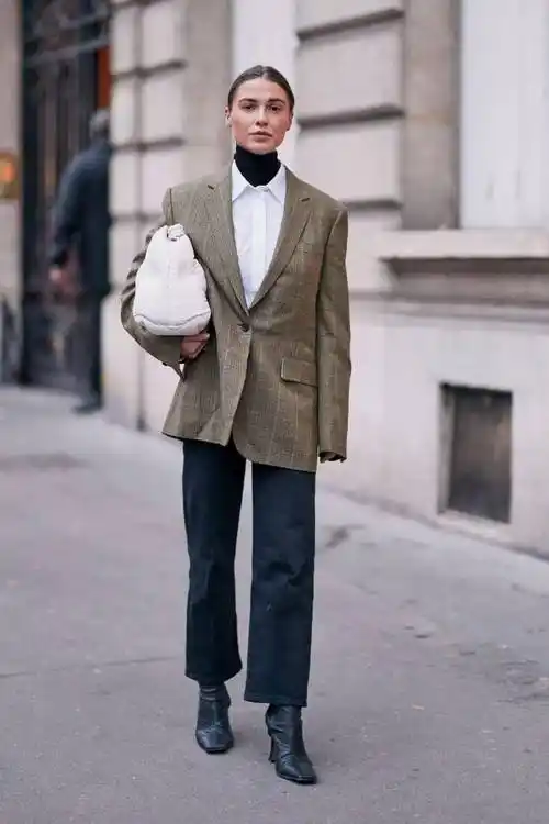 西装衬衫穿搭攻略最时髦通勤look太显气质了
