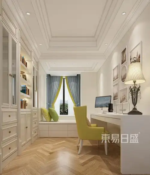 现代简约书房装修效果图-东易日盛装饰集团官网