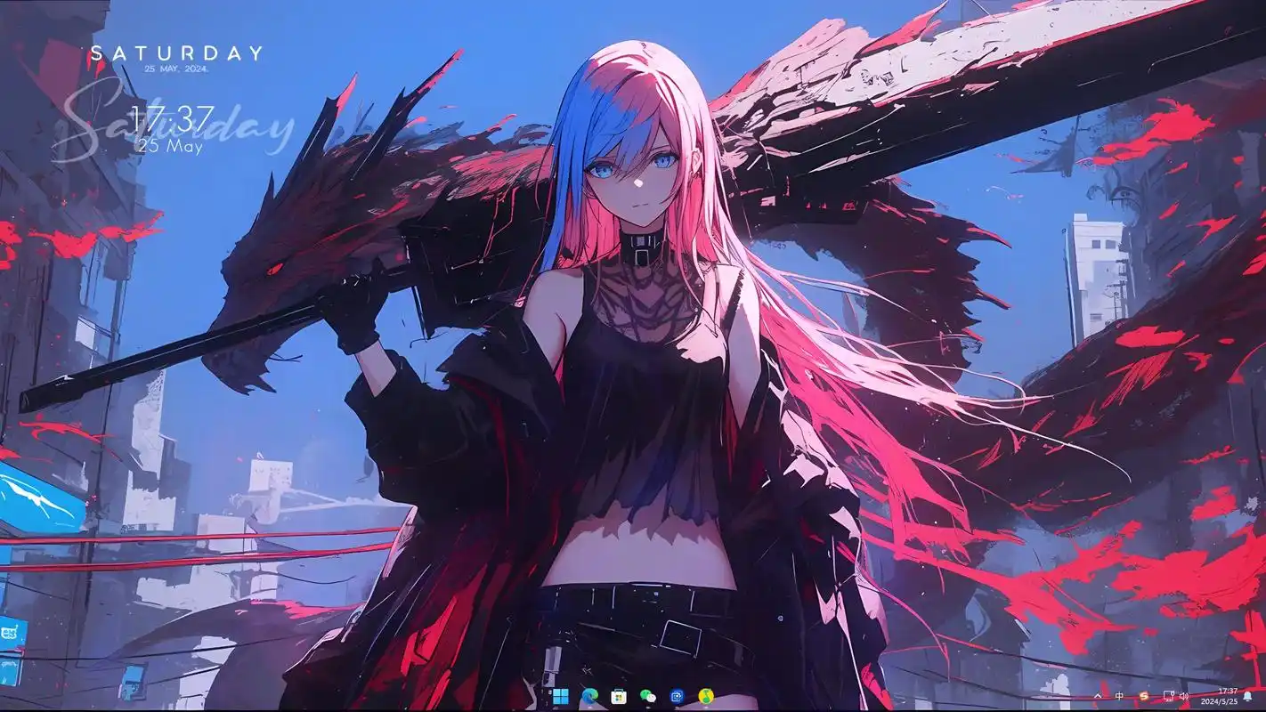 wallpaper壁纸推荐: 1.持剑女孩 2 2.yor