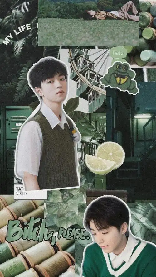 阳光男孩王俊凯潮流帅气拼贴,高清图片,手机锁屏桌面-壁纸族