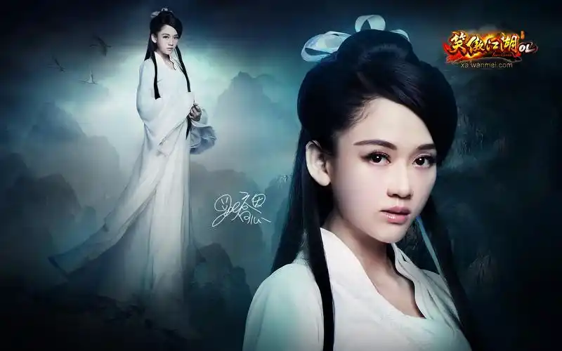 《笑傲江湖ol》陈乔恩代言唯美东方不败精选壁纸