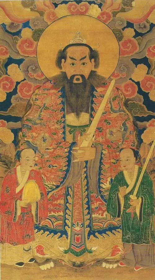 高淳明清道教神像画