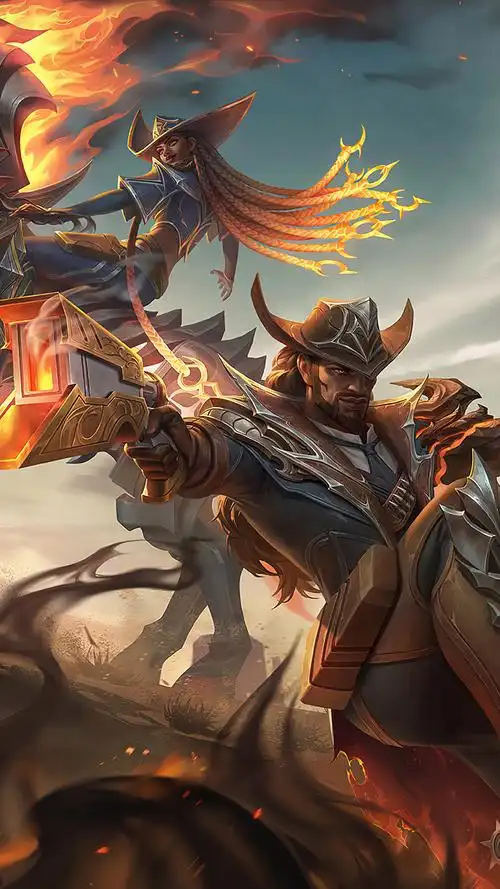 lol英雄联盟 涤魂圣枪 赛娜 senna 西部天使 圣枪游侠 卢锡安 西部