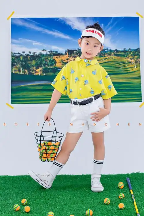 高尔夫_儿童摄影作品_摄影作品-黑光图库