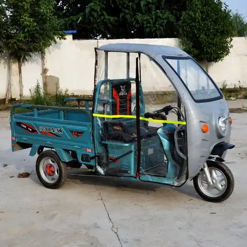 电动三轮车车棚防雨塑料前车头棚封闭驾驶室金鹏雨篷车篷全封透明