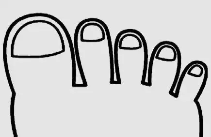 qq画图红包脚趾怎么画画图红包脚趾简笔画