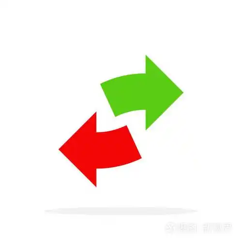 矢量插图.一组彩色箭头图标