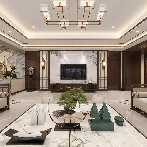 别墅全景模型_全景别墅3d模型效果图大全【知末网全景】第1页