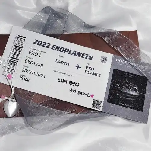 门票是我改的十周年,真的好喜欢#exo  #校园演唱会