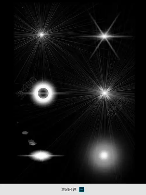 光效光影光圈光笔刷预设ps工具简约