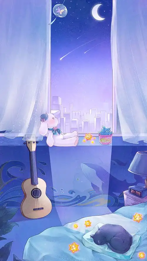 全民k歌插画背景