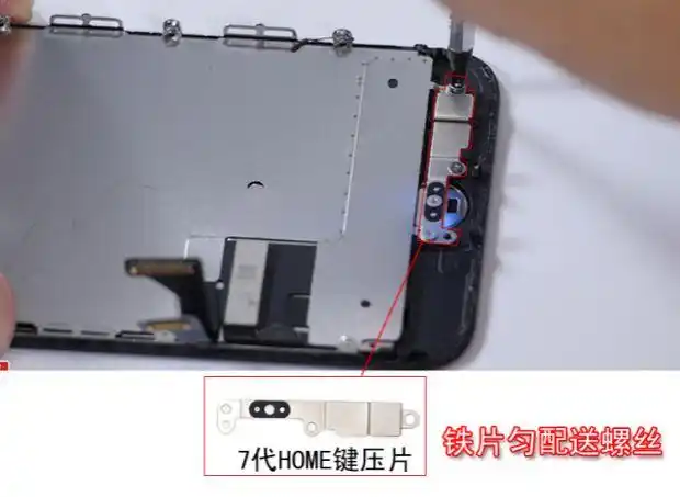 适应苹果iphone7代 7plus内部小铁片主板 电池 屏排线压片配螺丝