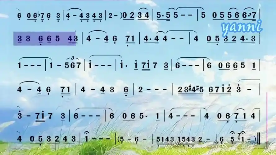 下雨的时候萨克斯演奏动态简谱简谱视唱动态简谱萨克斯演奏唱谱陶