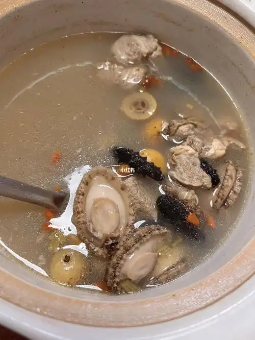 海参鲍鱼青橄榄排骨汤