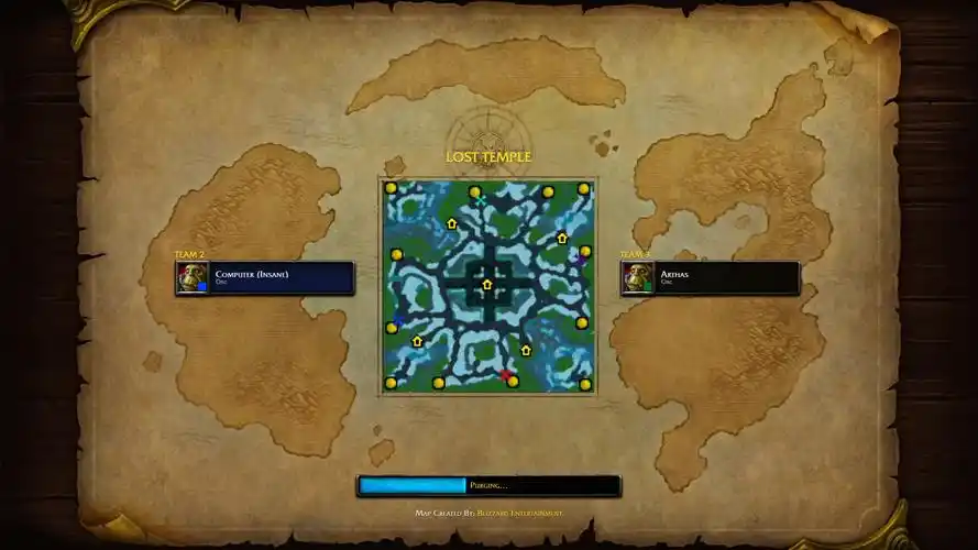 魔兽3重置beta兽族内战losttemple