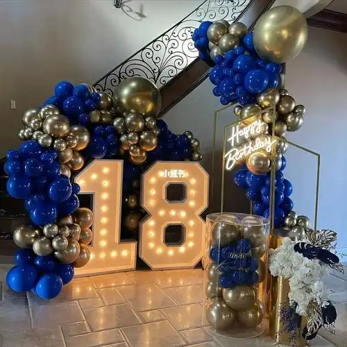 成人礼18岁生日派对布置|仪式感最重要_派对_气球_生日布置_成人礼