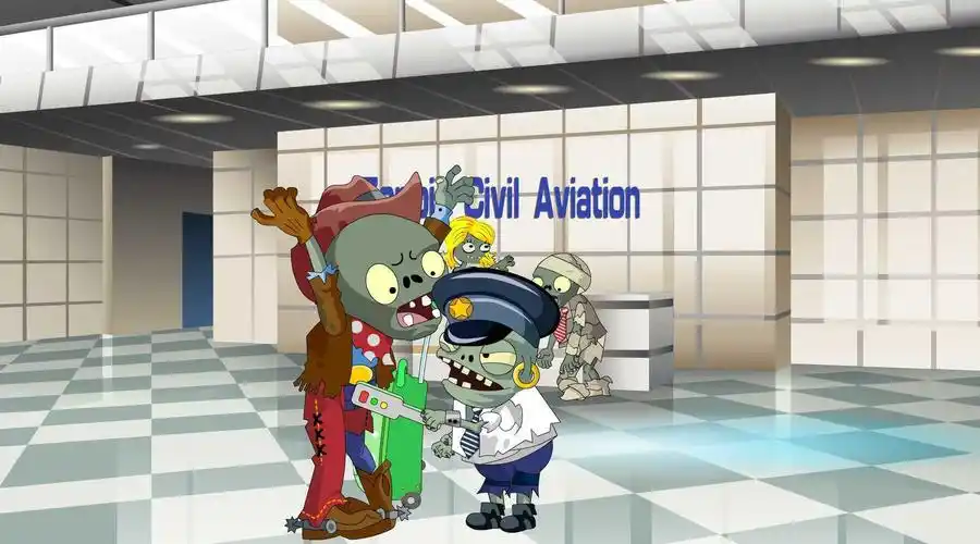 牛仔僵尸在飞机场过安检时被查出携带易碎物品