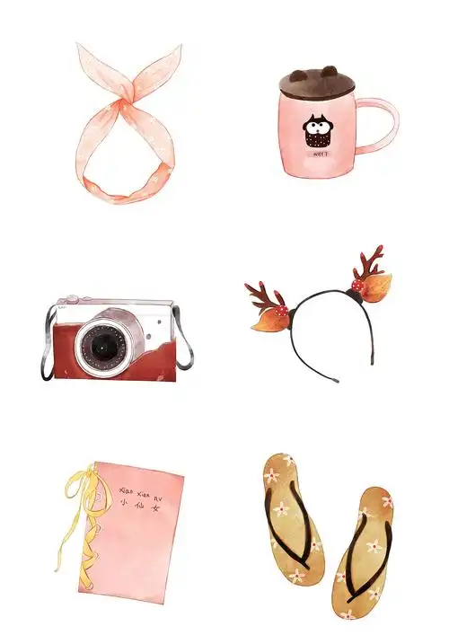 水彩板绘小物品