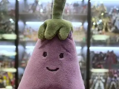 jellycat茄子表情包来了!