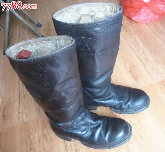 高筒55式飞行靴军工正品稀少仪仗队骑兵靴军靴马靴长筒男款马靴