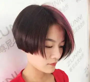 一边长一边短沙宣头怎么梳,沙宣头图片,发型图片