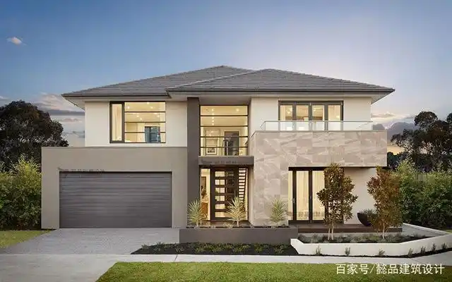 90后的喜欢现代风格的别墅 这几款二层现代小别墅,整体线条简洁时尚