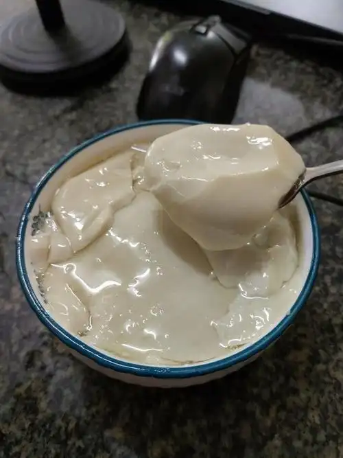 烹饪小爱做的自制石膏豆腐