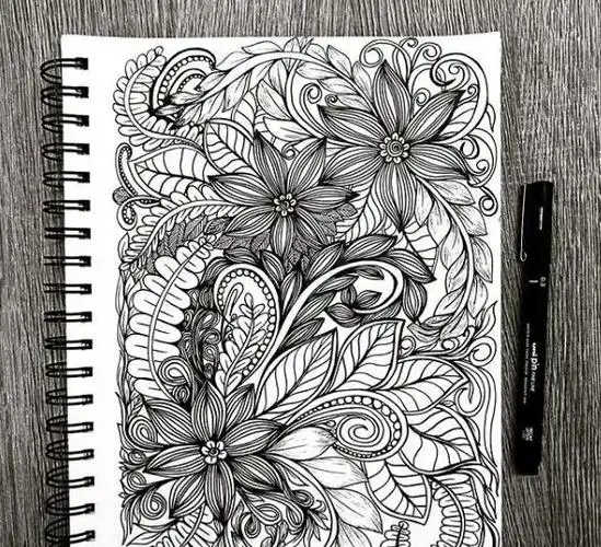 黑白画 手绘 简单