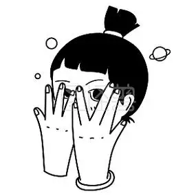 画元素详情图怪兽原创元素捂脸卡通表情包详情图怪兽原创元素