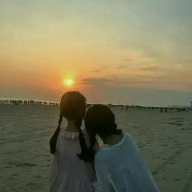 独一无二两张一组闺蜜头像