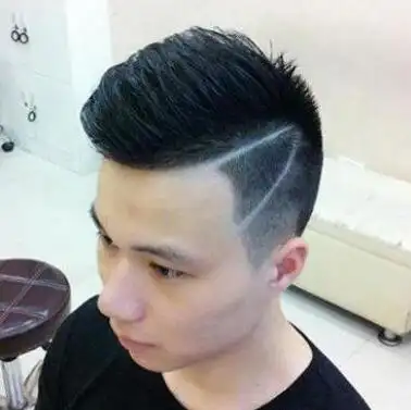 寸头刀疤发型怎么剪好看