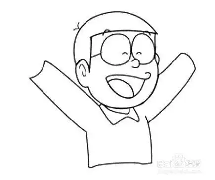 大雄简笔画画法