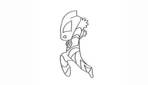 简单奥特曼简笔画一步一步教程彩色奥特曼简笔画怎么画