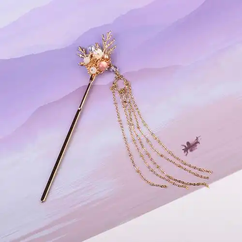 发簪古装汉服新款古风头饰流苏步摇发饰品写真发饰