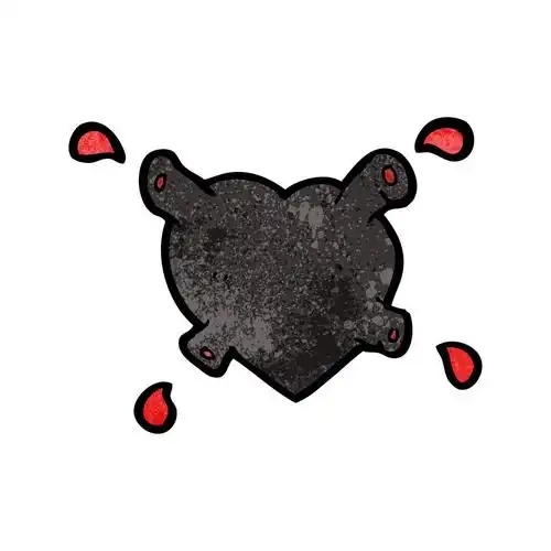 黑色桃心,在白色背景上的矢量,黑色心卡通