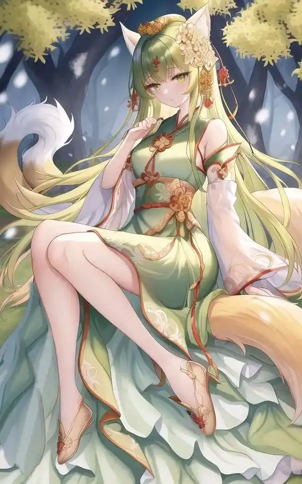 古风二次元女孩,汉服小妲己来了,喜欢吗9797#二次元 #图 - 抖音